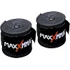 Бинты для бокса
 с принтом Череп полиэстер с эластаном 2штуки MAXXMMA
 WR07-120 3м (Черный-белый)