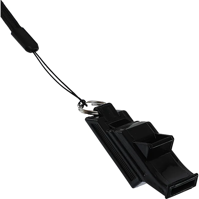 Свисток спортивный судейский пластиковый со шнурком FI-6190 A-526 WHISTLE