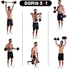 Гантели 3в1 20 кг HMS SGR18 PRO SET
