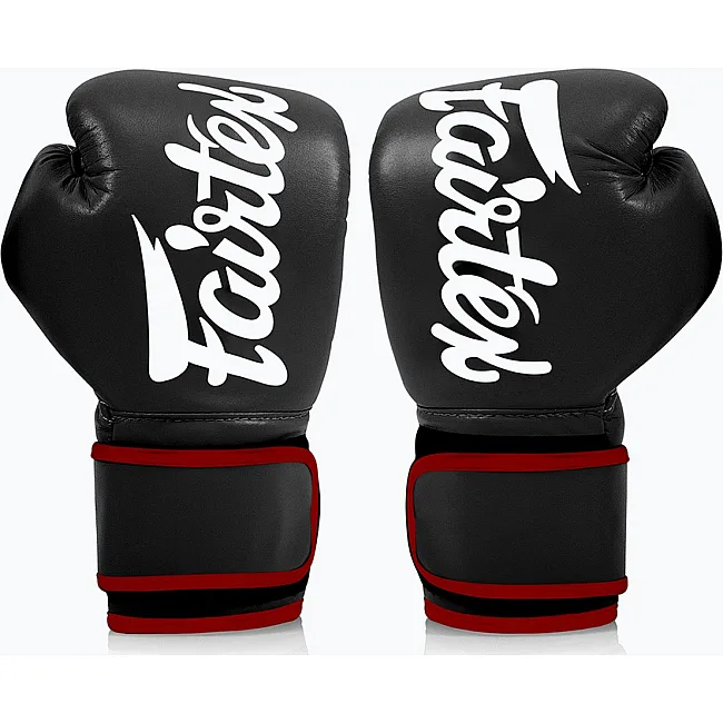 Боксерские перчатки Fairtex BGV14 Black (бинты в комплекте)
