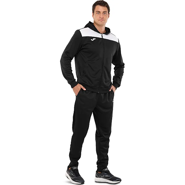 Спортивный костюм
 кофта на молнии и брюки JOMA

 PHOENIX II 103121-102 (Черный-белый)