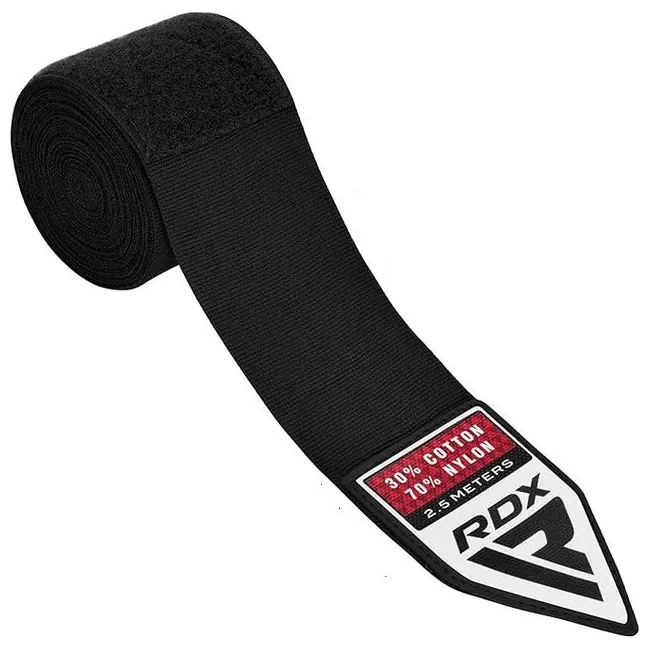 Бинты для бокса RDX Hand Wraps Black (2.5м.)