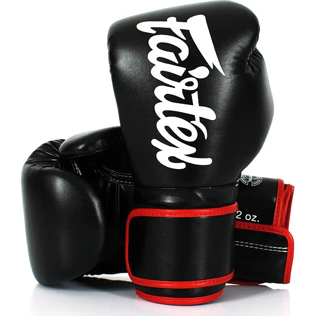 Боксерские перчатки Fairtex BGV14 Black (бинты в комплекте)