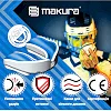 Капа для бокса MAKURA Ignis взрослая (возраст 11+) White/Blue (art.6017514033)