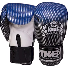 Рукавички для боксу дитячі шкіряні TOP KING Super Star TKBGKC-01 (Синій)
