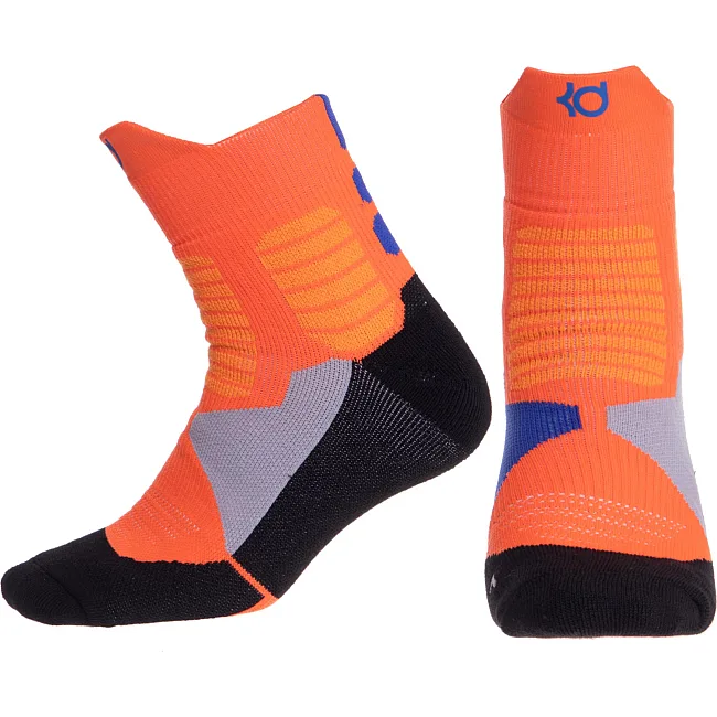 Спортивные носки баскетбольные ALL STAR DML7501 (Оранжевый-черный-синий)