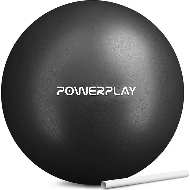 М'яч для пилатеса, йоги и реабилитации PowerPlay PP_4415 Body Shape Ball 22 см Черный