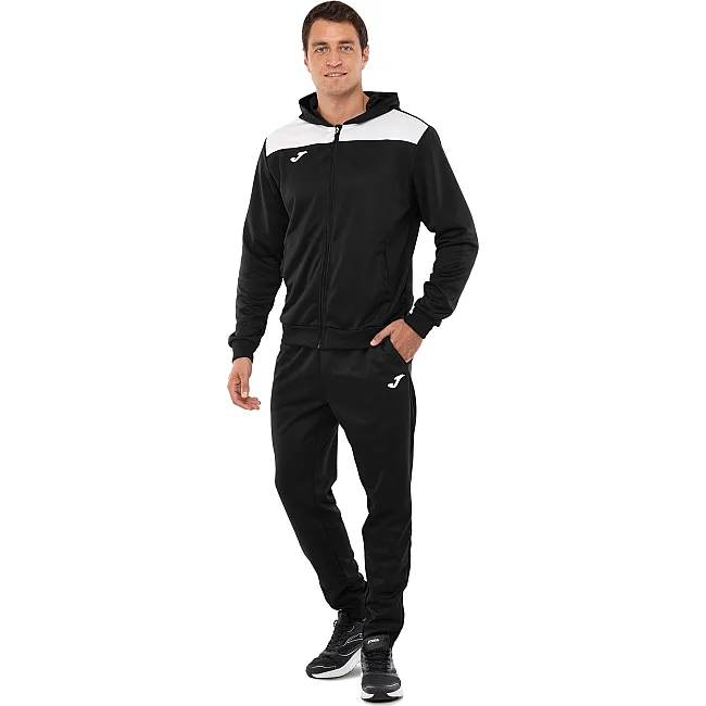Спортивный костюм
 кофта на молнии и брюки JOMA

 PHOENIX II 103121-102 (Черный-белый)