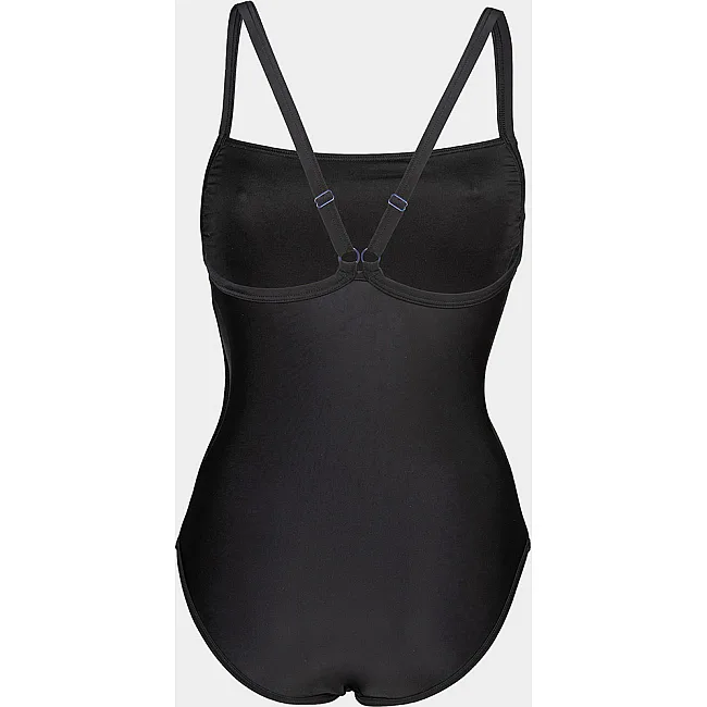 Купальник закритий для жінок Arena MESH PANELS SWIMSUIT CLOSED BA чорний