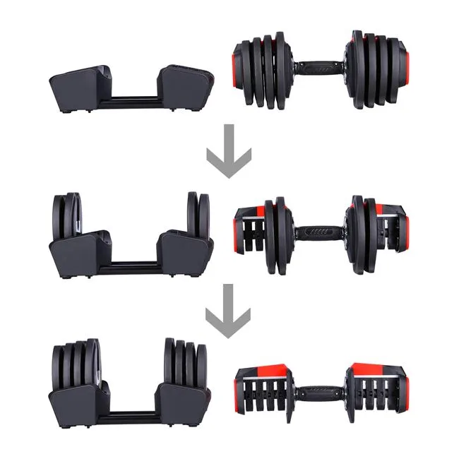Гантели 3в1 20 кг HMS SGR18 PRO SET