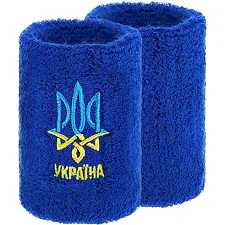 Спортивний напульсник, що вбирає вологу УКРАЇНА BC-9273 1шт (Синій)