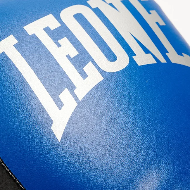 Боксерские перчатки Leone GN383 THUNDER Blue (капу в комплекте)
