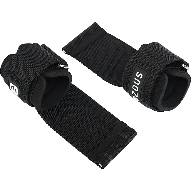 Накладки для подтягивания и тяги ANTI SLIP HAND GRIP EZOUS D-18 2шт (Черный)