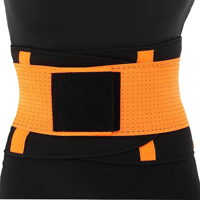 Пояс корсетный для спорта Экстрим Пауэр Белт (extreme power belt) Hot Shapers 6606-2 (Оранжевый)