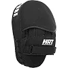 Лапа боксерская изогнутая тренировочная PU HARD TOUCH BO-4239 19x5x25см 2штуки (Черный-золотой)