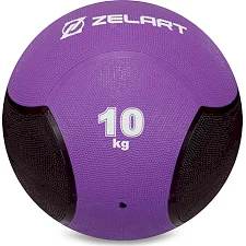 Медбол м'яч медичний ZELART FI-5121-10 10кг