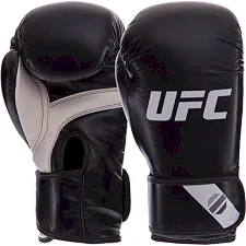 Перчатки для бокса PU UFC PRO Fitness UHK-75027 12 унций (Черный)