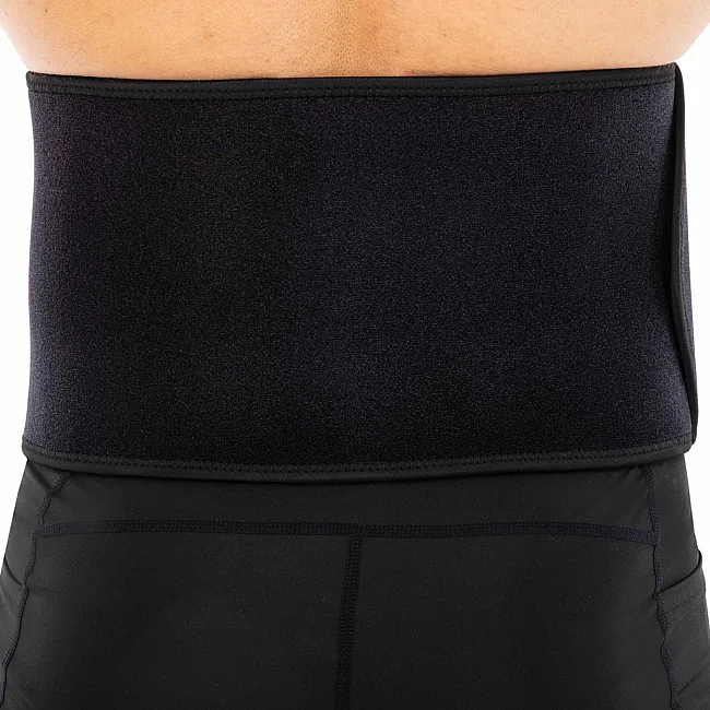 Пояс для тренажерного зала и похудения SWEAT WAIST TRIMMER LiveUp LP8718
 125x19,5x0,5см (Черный-серый)