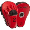 Лапа боксерская изогнутая тренировочная PU ZELART
 BO-1387 26x19,5x7см 2штуки (Красный-черный)