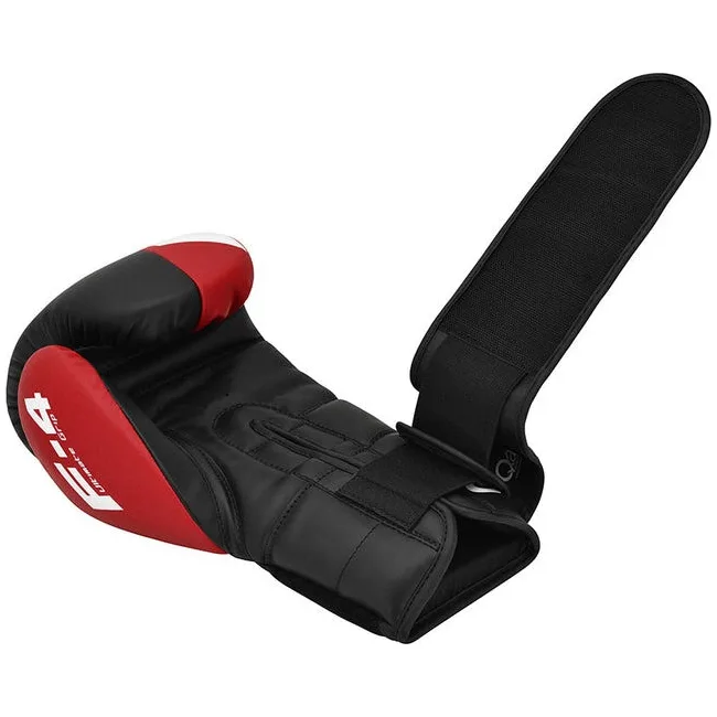 Боксерські рукавиці RDX REX F4 RED/BLACK (капа в комплекті)