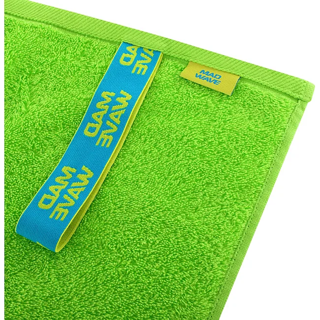 Спортивное полотенце
 из микрофибры MADWAVE
 COTTON SOFT TERRY M0762012 140 см
х70см (Зеленый)