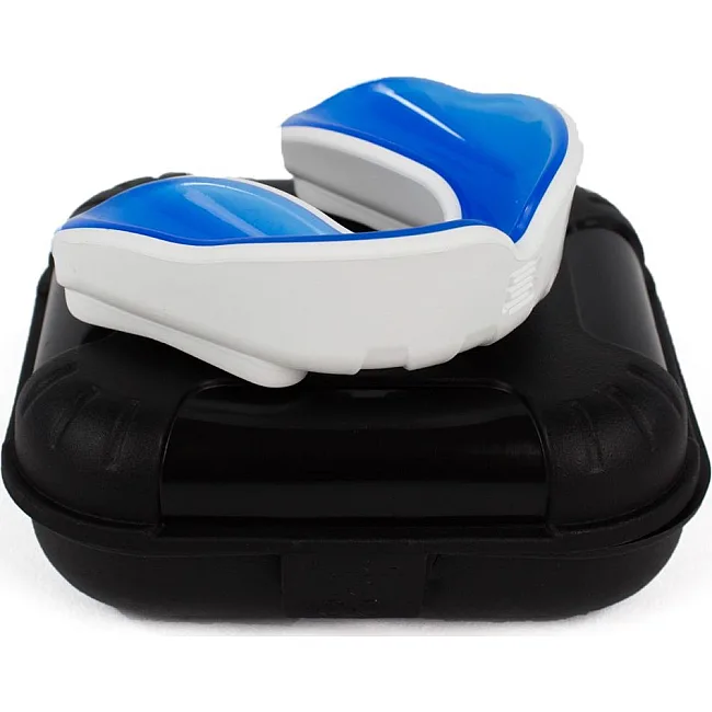 Капа для бокса MAKURA Ignis взрослая (возраст 11+) White/Blue (art.6017514033)