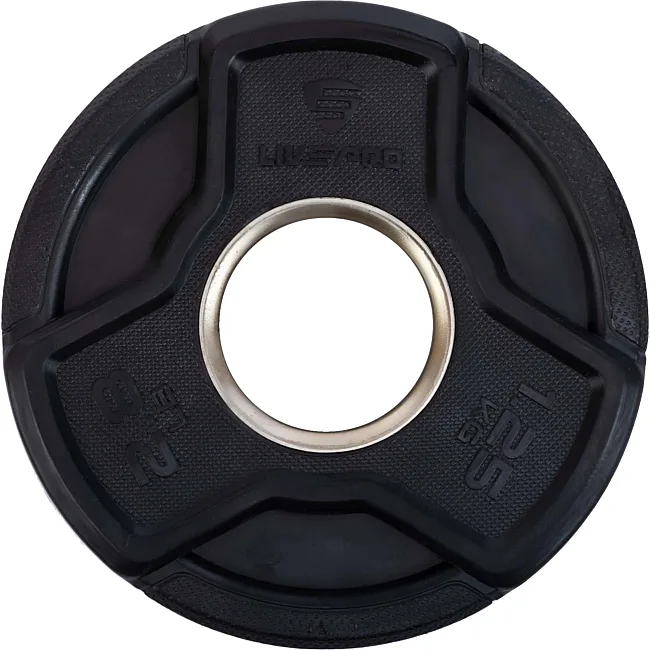 Блин для штанги обрезиненный
 LiveUp LP8330-1_25 ø50мм 1,25кг