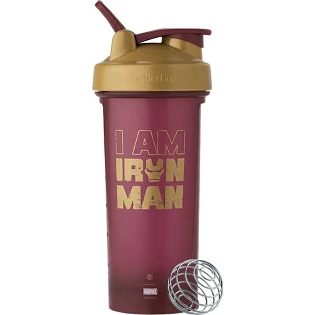 Шейкер спортивный BlenderBottle Classic Loop PRO 28oz/820ml Marvel Iron Man (600561)