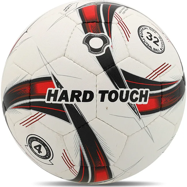 М'яч футзальний HARD TOUCH FB-5042 №4 PU (Білий-червоний)