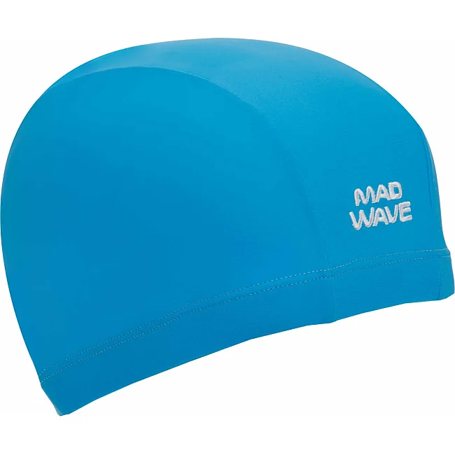 Шапочка для бассейна
 текстильная  MADWAVE
 Adult Lycra M052501 (Голубой)