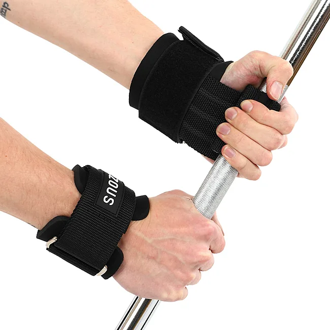 Накладки для подтягивания и тяги ANTI SLIP HAND GRIP EZOUS D-18 2шт (Черный)