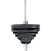 Блин для штанги обрезиненный
 LiveUp LP8330-1_25 ø50мм 1,25кг