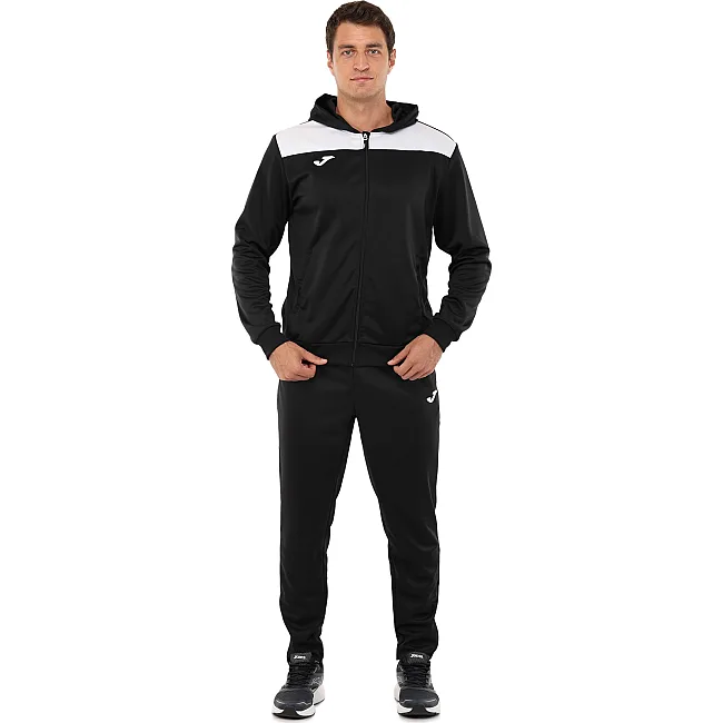 Спортивный костюм
 кофта на молнии и брюки JOMA

 PHOENIX II 103121-102 (Черный-белый)