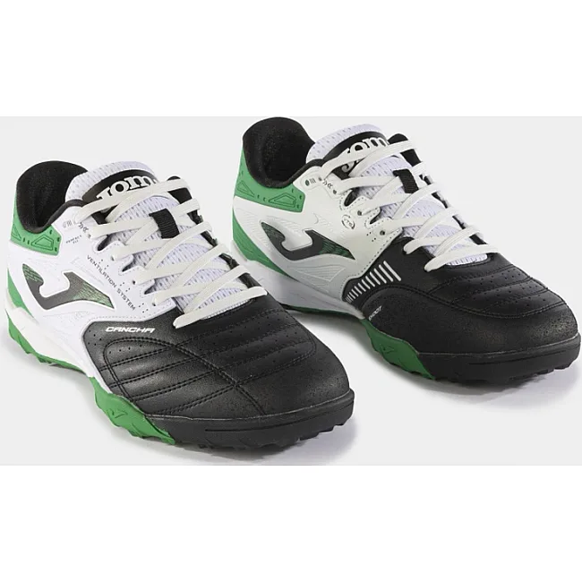 Сороконожки мужские Joma CANCHA черный, белый, зеленый