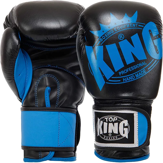 Перчатки для бокса


 кожаные TOP KING
 TK0363 12-14унций (Черный-синий)