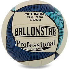 Волейбольний м'яч BALLONSTAR SV-4W №5 PU (Білий-синій)