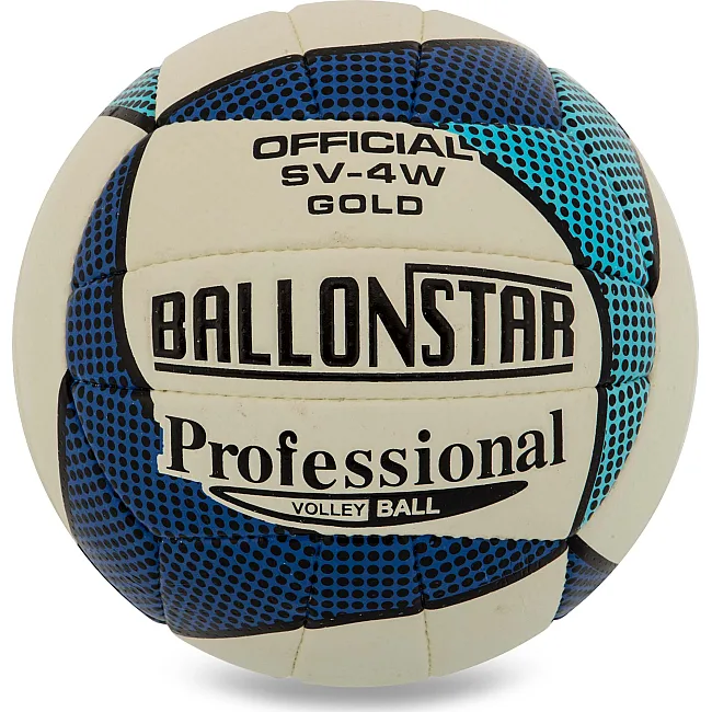 Волейбольный мяч BALLONSTAR SV-4W №5 PU (Белый-синий)