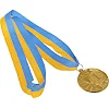 Медаль спортивная с лентой CUP SP-SPORT
 C-6208 ø5см (Бронзовый)