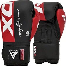 Боксерские перчатки RDX REX F4 RED/BLACK