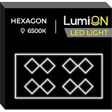 Светильник светодиодный квадратный LumiOn L0-6, 485 x 244 см