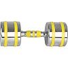 Гантель хромированный inSPORTline Yellsteel 14 кг