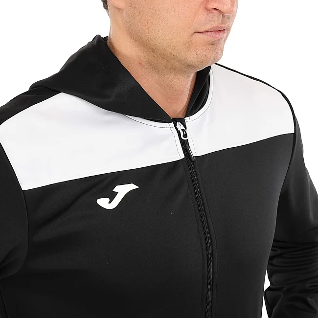 Спортивный костюм
 кофта на молнии и брюки JOMA

 PHOENIX II 103121-102 (Черный-белый)