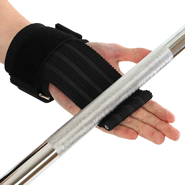 Накладки для подтягивания и тяги ANTI SLIP HAND GRIP EZOUS D-18 2шт (Черный)