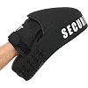Лапа боксерская изогнутая тренировочная PU HARD TOUCH BO-4239 19x5x25см 2штуки (Черный-золотой)