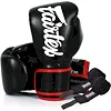 Боксерские перчатки Fairtex BGV14 Black (бинты в комплекте)