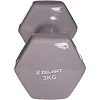 Гантель для фитнеса виниловая ZELART
 TA-2777-3 1шт 3кг (Светло-фиолетовый)