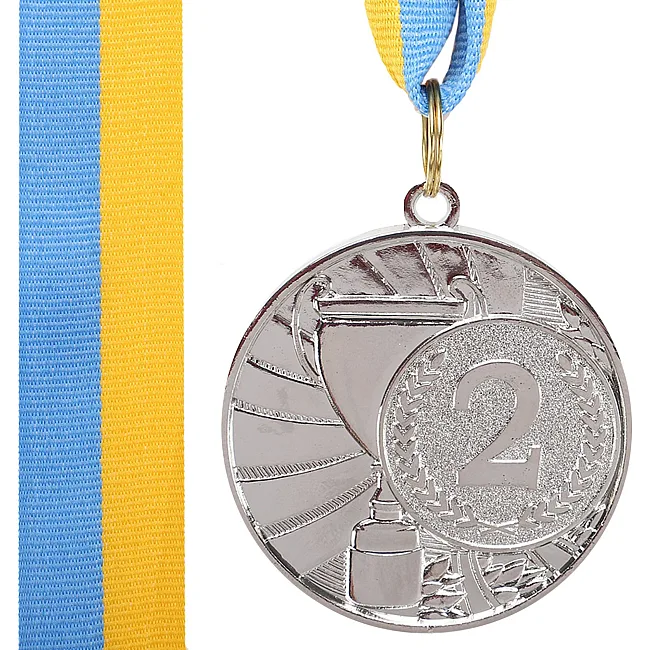 Медаль спортивная с лентой CUP SP-SPORT
 C-6208 ø5см (Бронзовый)
