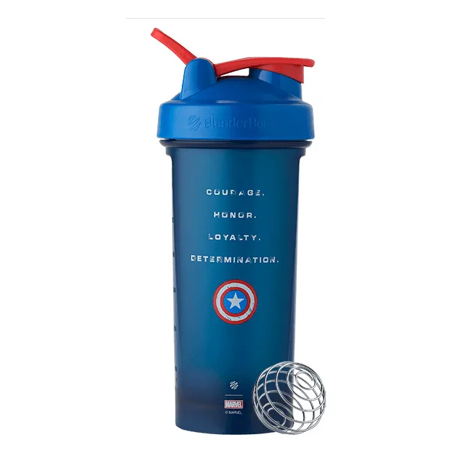 Шейкер спортивный BlenderBottle Classic Loop PRO 28oz/820ml Marvel Capitan Amerika (600557)