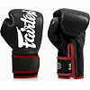 Боксерские перчатки Fairtex BGV14 Black (бинты в комплекте)
