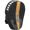 Лапа боксерская изогнутая тренировочная PU HARD TOUCH BO-4239 19x5x25см 2штуки (Черный-золотой)